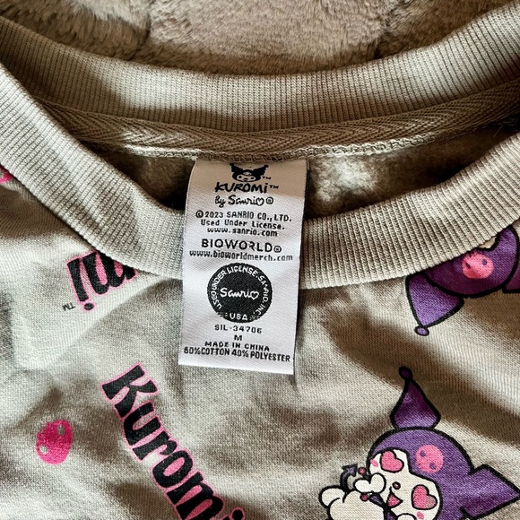 Sanrio Kuromi Crewneck Sweatshirt - Picture 3 of 8